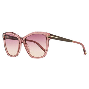 Tom Ford Lucia Sunglasses TF1087 72Z Transparent Pink 54mm FT1087